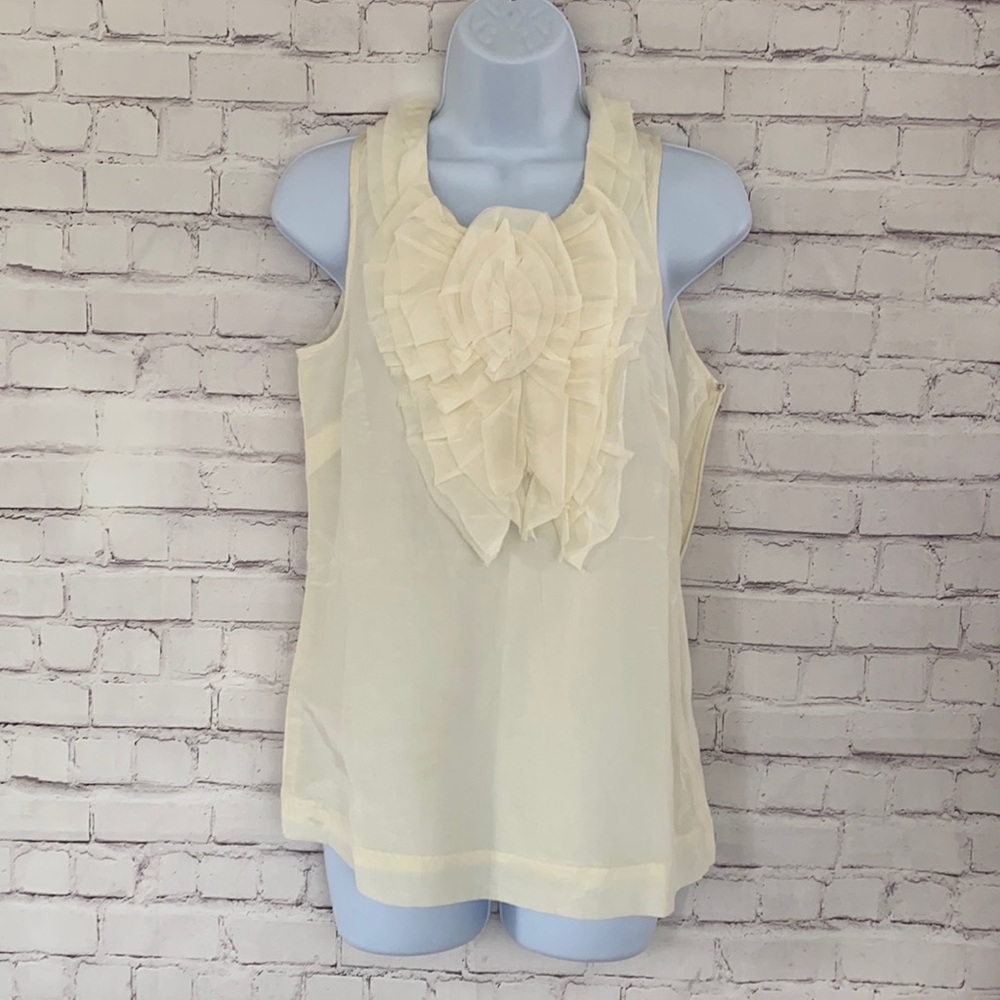 J. Crew silk top size 2